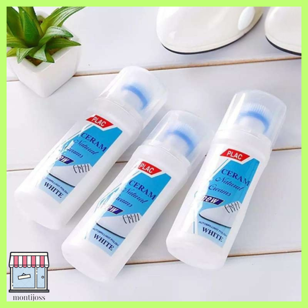 Plac Cairan Pemutih Pembersih Sepatu Warna Putih