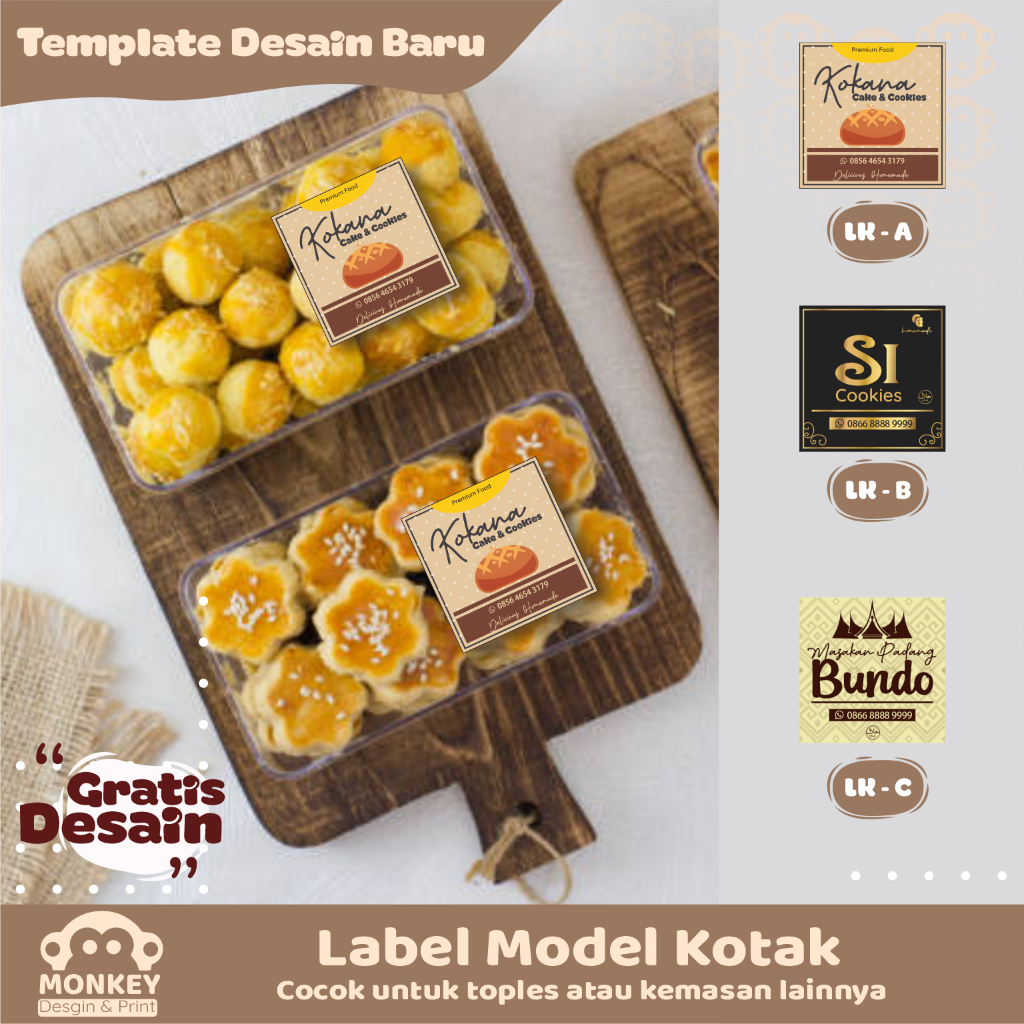 

LABEL STICKER TOPLES KEMASAN BOTOL BENTUK KOTAK BISA CUSTOM DAN REVISI