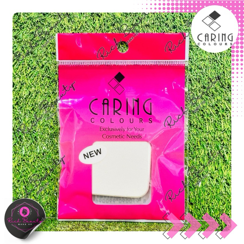 CARING COLOURS MAKEUP SPONGE  ( Persegi )