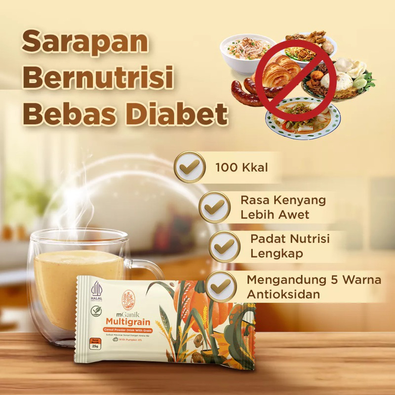 

Mganik Multigrain ecer 1 sachet