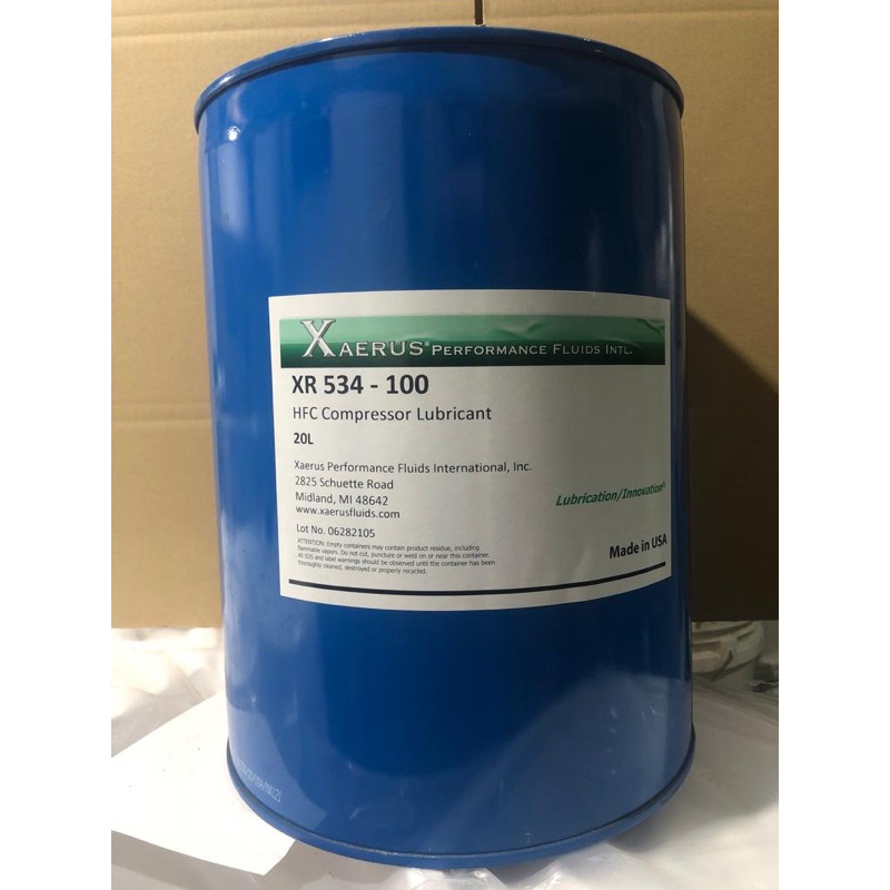 oli compressor Xr 534 -100 20L xaerus 20liter | oli kompresor ac pendingin xaerus