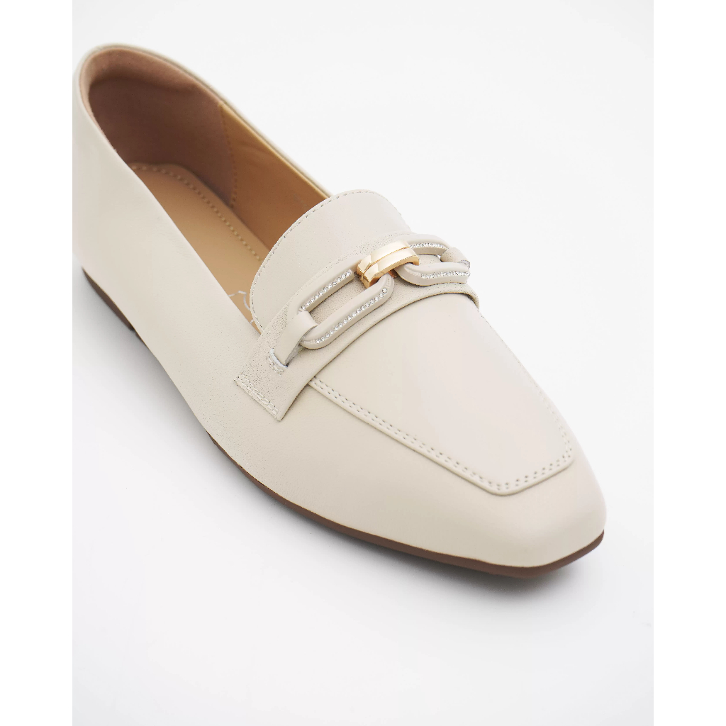 BUCCHERI VALERIA Sepatu Flat Wanita Cream-bm1002