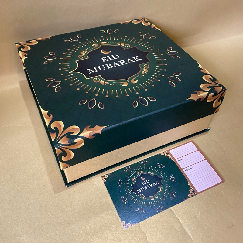 

Gift Box LEBARAN / Box Kue LAPIS / kotak kue LAPIS IDUL FITRI / Hardbox hampers 23 x 23 cm