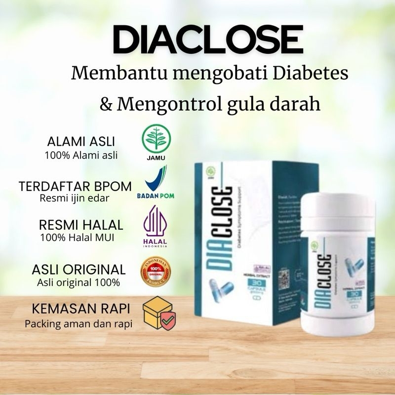 Diaclose Obat Diabetes Penurun Gula Darah Diaclose Herbal BPOM