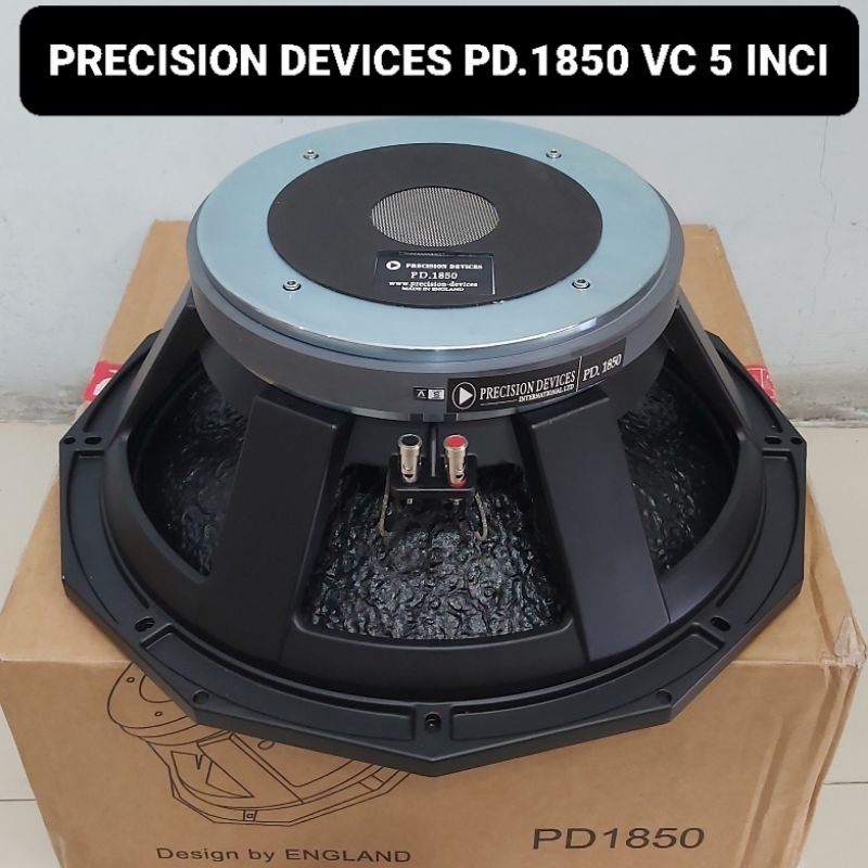 PRECISION DEVICES Speaker 18 Inci PD1850 MKIII Voice Coil 5 Inci Komponen 1850
