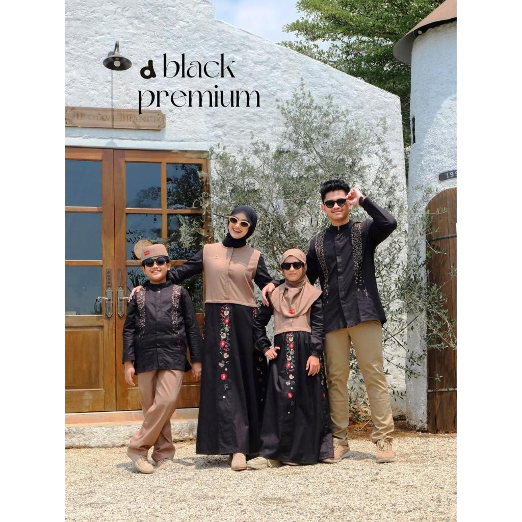 new arrival by RUMAH DANNIS collection sarimbit D'BLACK premium family