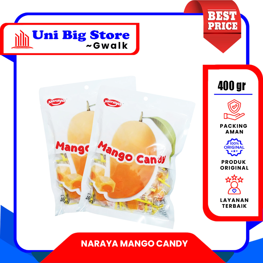 

PERMEN NARAYA MANGO CANDY - 400 gr