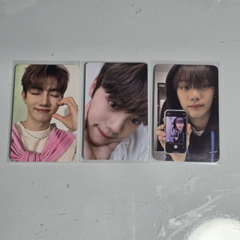 zerobaseone zb1 gyuvin zhanghao photocards / youth in the shade ktown4u ld lucky draw you had me at 