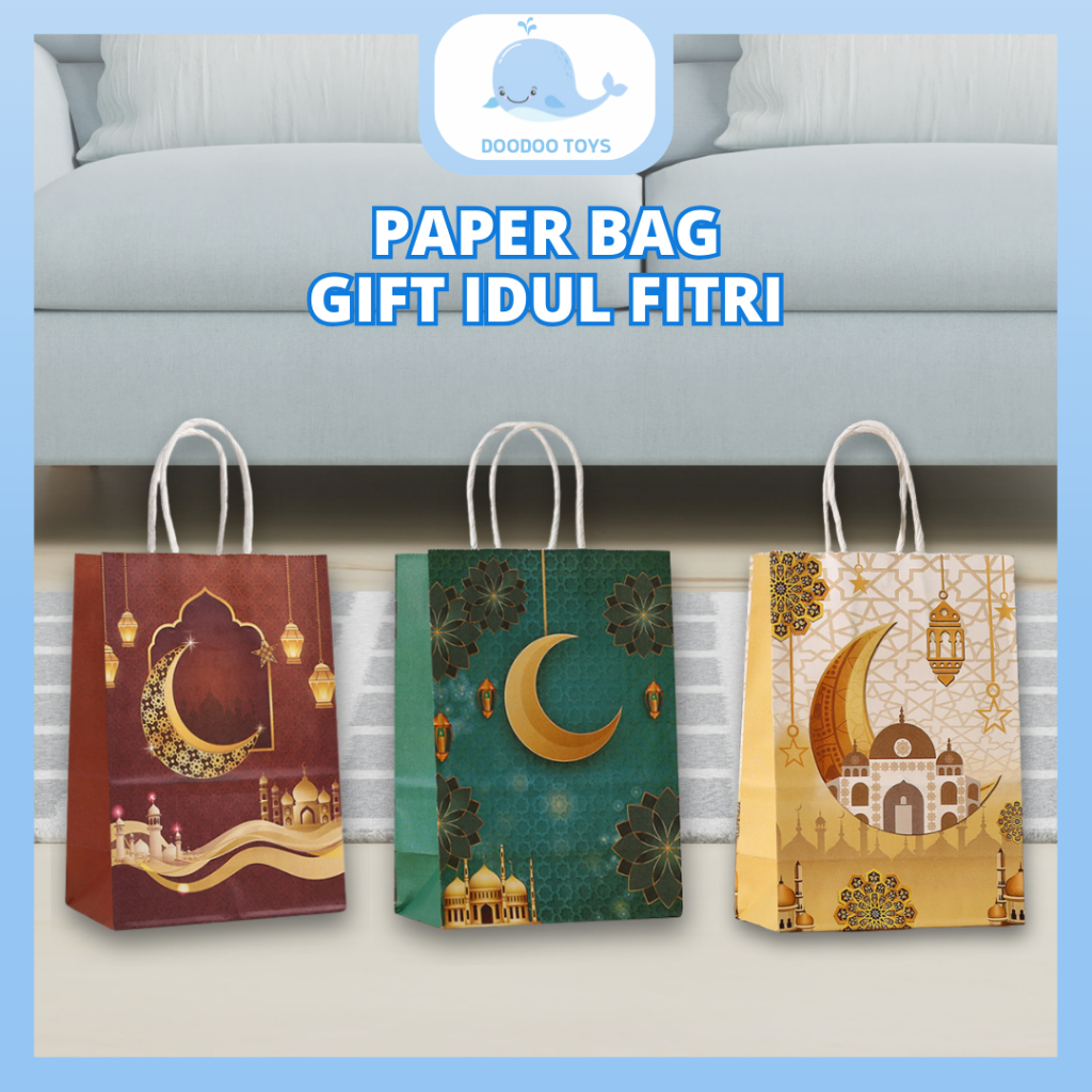 

Doodoo Paper Bag Idul Fitri Lebaran Tas Hampers Edisi Lebaran Goodie Bag Bingkisan Kemasan Kado