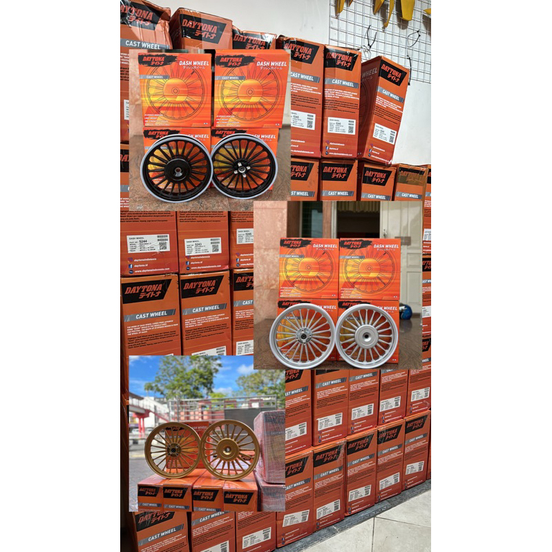 DAYTONA RACING ORIGINAL VELG PALANG 20 185x14 & 215x14 VARIO 110 125 150 160 CBS BEAT SCOOPY GENIO S