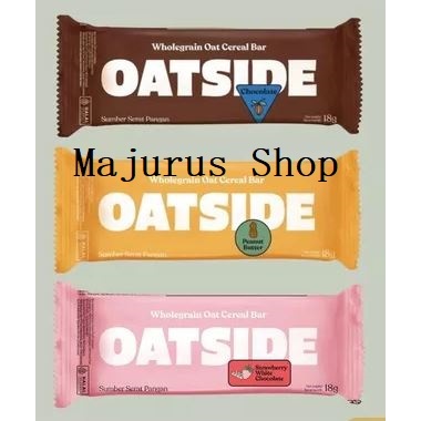 

Oatside Oat Snack Bar / Cereal Bar (1 Box isi 12 @18GR) Strawberry Peanut Butter Chocolate