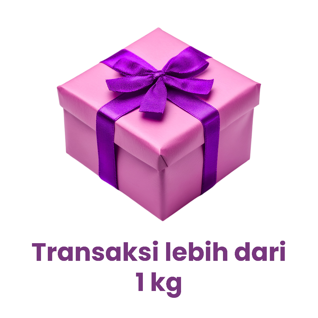 

Kotak Misteri untuk Transaksi Lebih dari 1 Kg