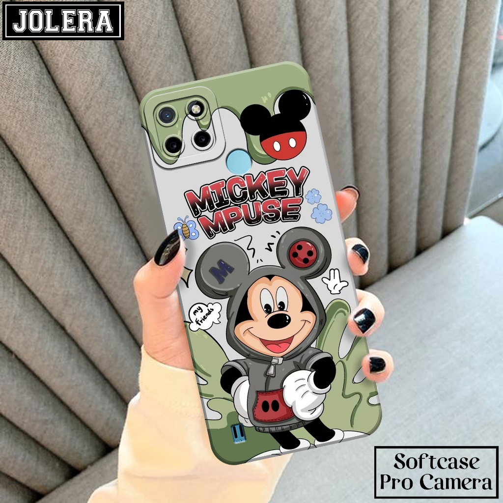 Case Hp Softcase REALME C21Y - Case Hp REALME C21Y - Silikon Hp REALME C21Y - Motif Cartoon Keren - 