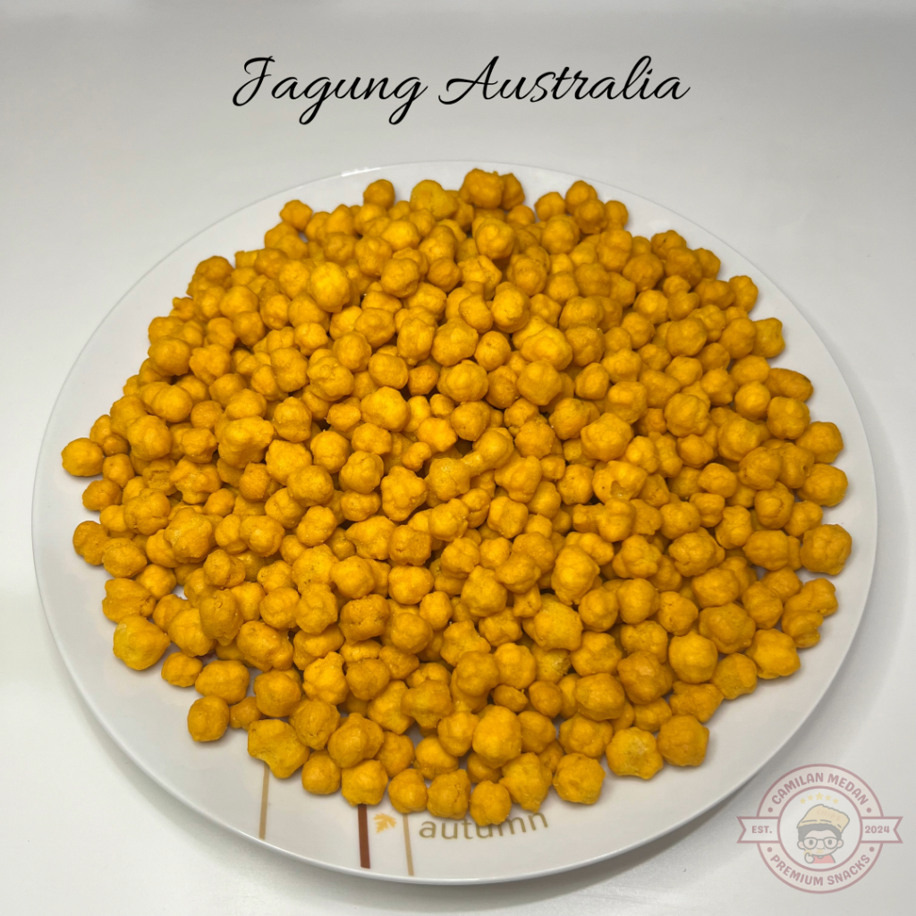 

Jagung Australia 250 gr Special / Pedas | Camilan Medan