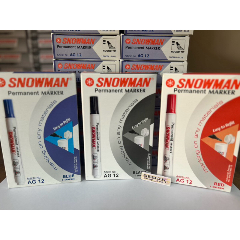 

Spidol Snowman Permanen AG12