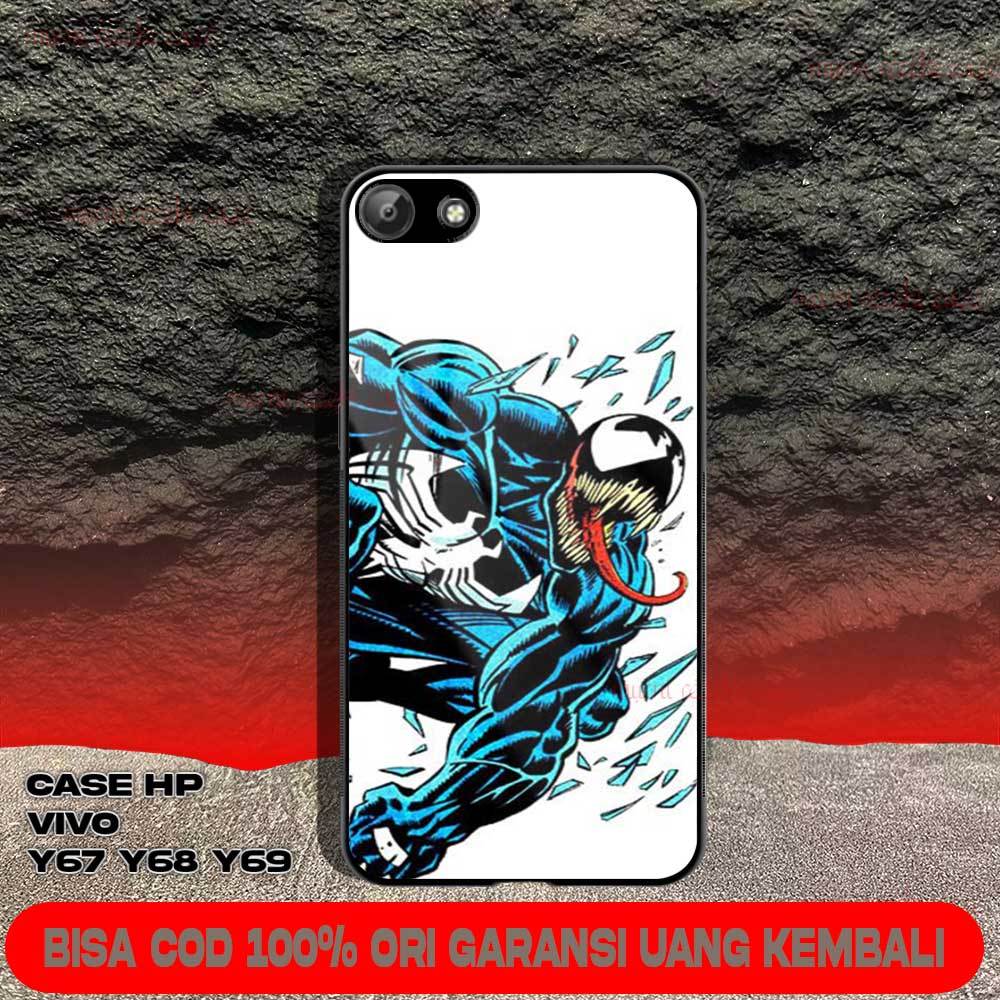 Softcase Vivo Y69 / Y68 / Y67 / Y66 / Case Vivo Y69 Motif VENOM Casing  Hp Vivo Y66 Casing Hp Premiu