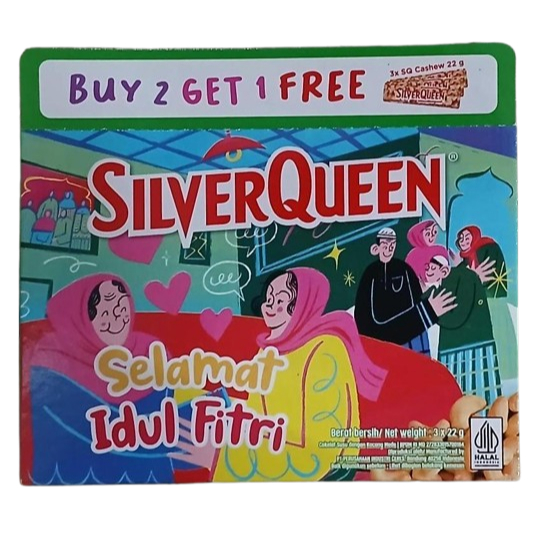 

Silver Queen Cashew 3 x 22gr / Edisi Idul Fitri 2025