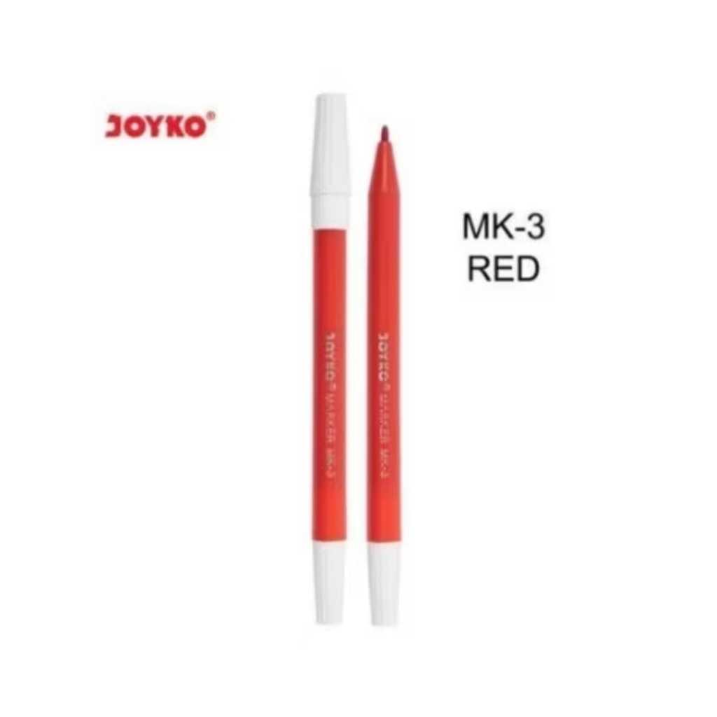 

Joyko Marker MK-3 Spidol Warna Merah Kecil ( Satuan )