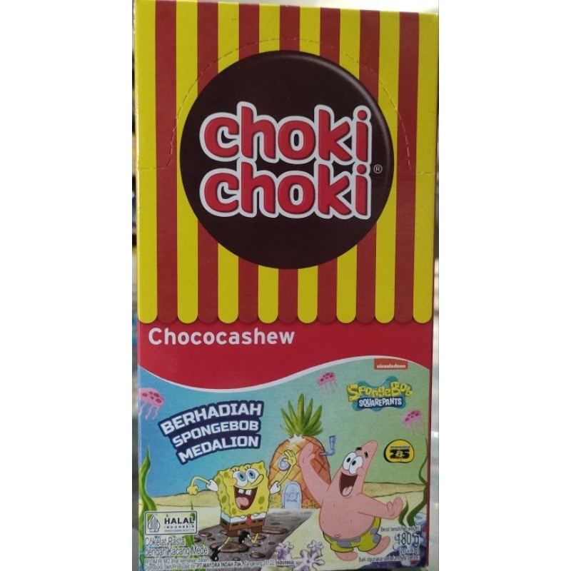 

Choki Choki, coklat pasta, 1box isi 20stik @10gr ED Des 25