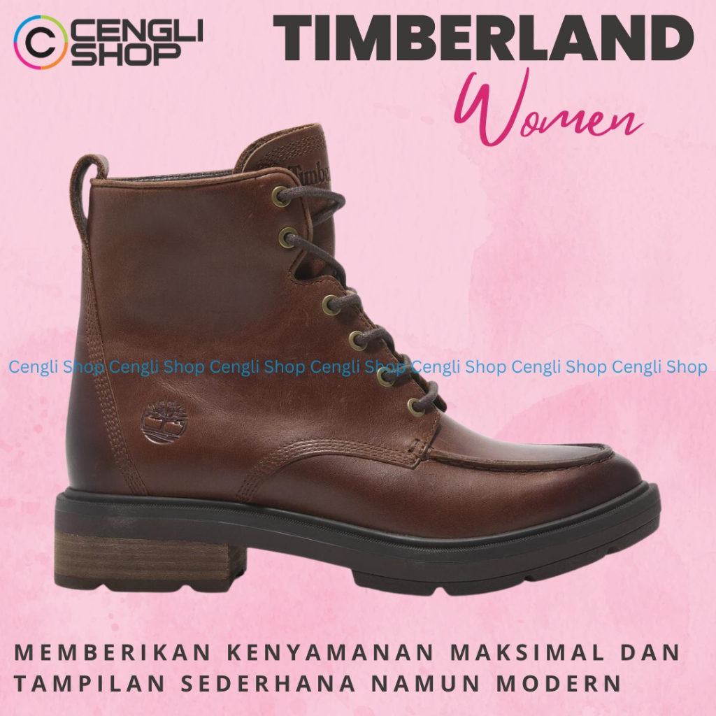 SEPATU TIMBERLAND BOOT WANITA ORIGINAL BOOTS KULIT ASLI ORI TERBARU TW39