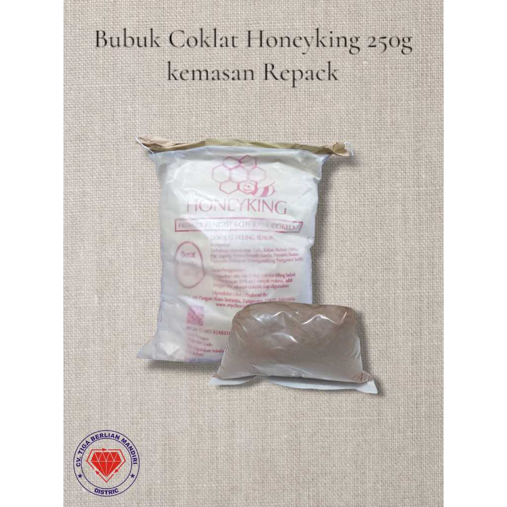

COKLAT BUBUK HONEYKING KEMASAN 250GRM REPACK
