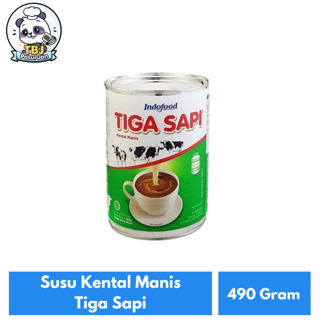 

Susu Kental Manis Tiga Sapi 490 Gram