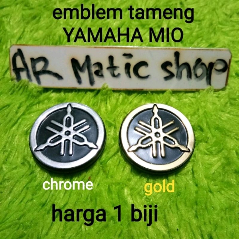 LOGO YAMAHA MIO emblem tameng depan MIO sporty mio smile emblem mio gold emblem mio chrome mio ZR