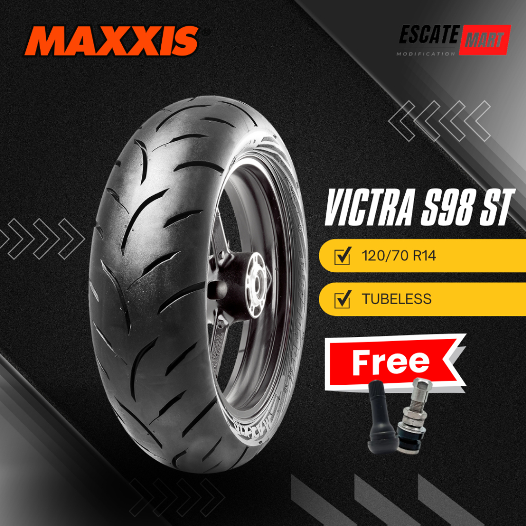 Maxxis Victra 120/70-14 Tubeless - Ban Motor Maxxis Victra S98 ST 120/70 Ring 14 Tubeless
