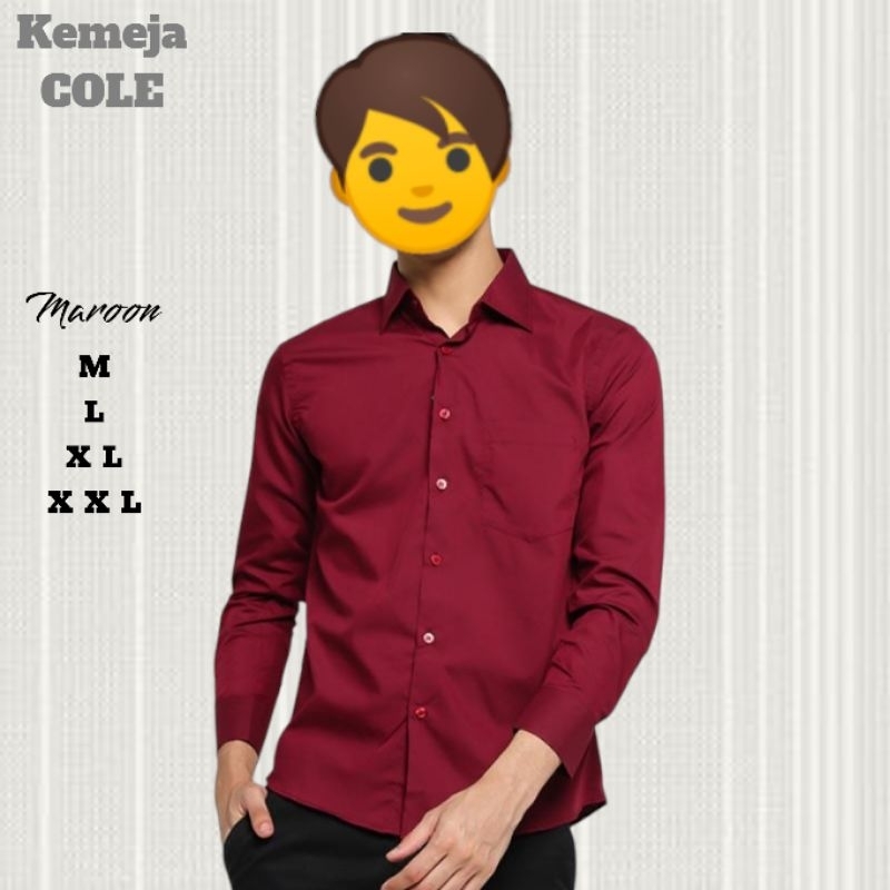 KEMEJA COLE LENGAN PANJANG COWO