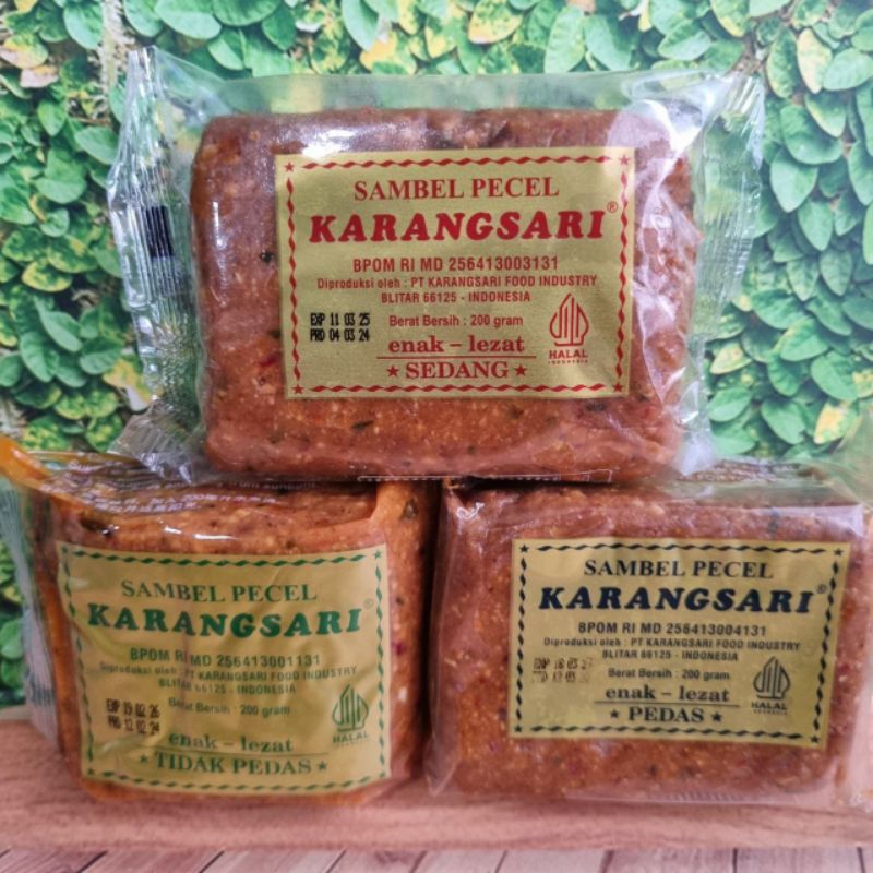 

Bumbu/Sambal Pecel Karangsari 200 gram asli Blitar