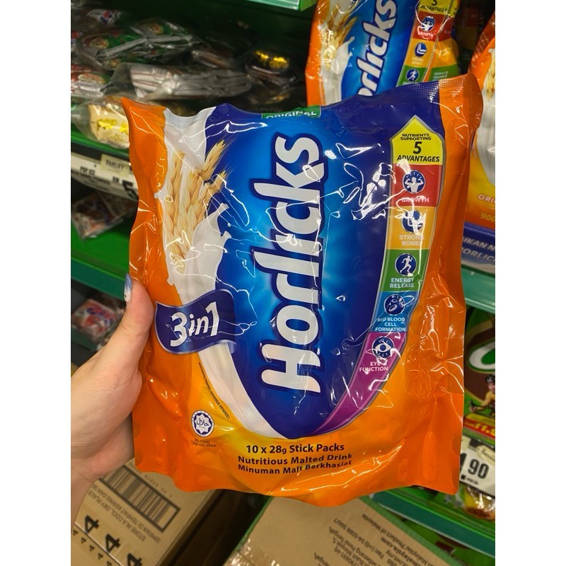 

HORLICKS MALAYSIA horlicks 3in1 / Horlicks Low Fat Isi 10 Packs 280gr (Minuman Malt Berkhasiat)