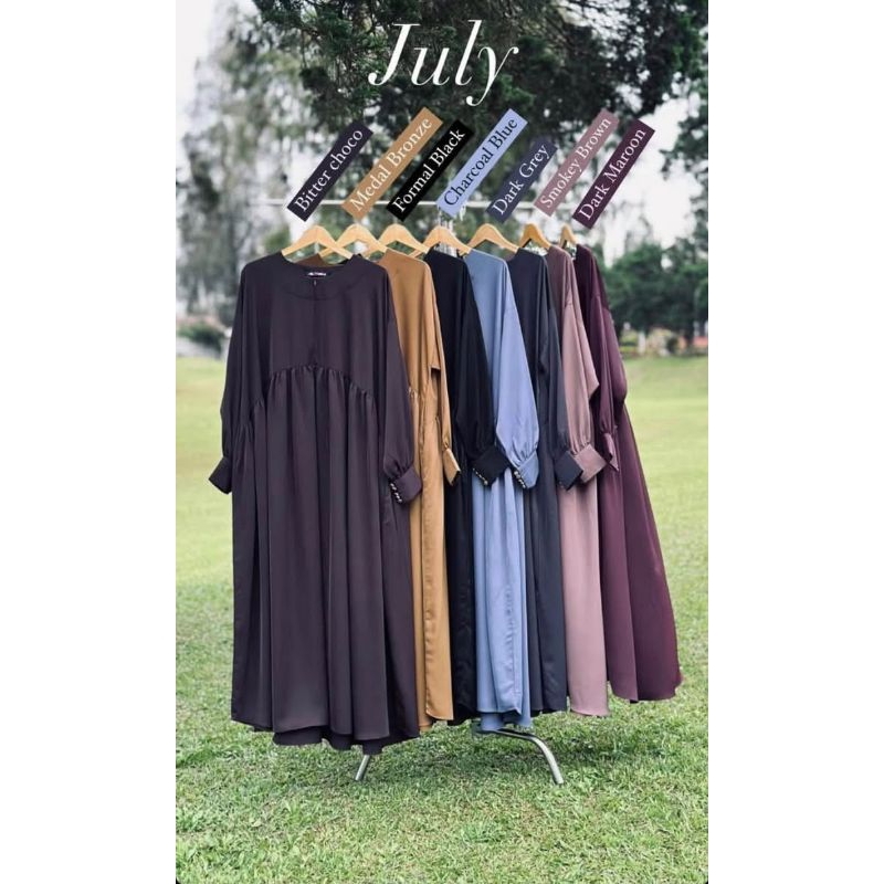 Set Gamis July Abaya Malikah