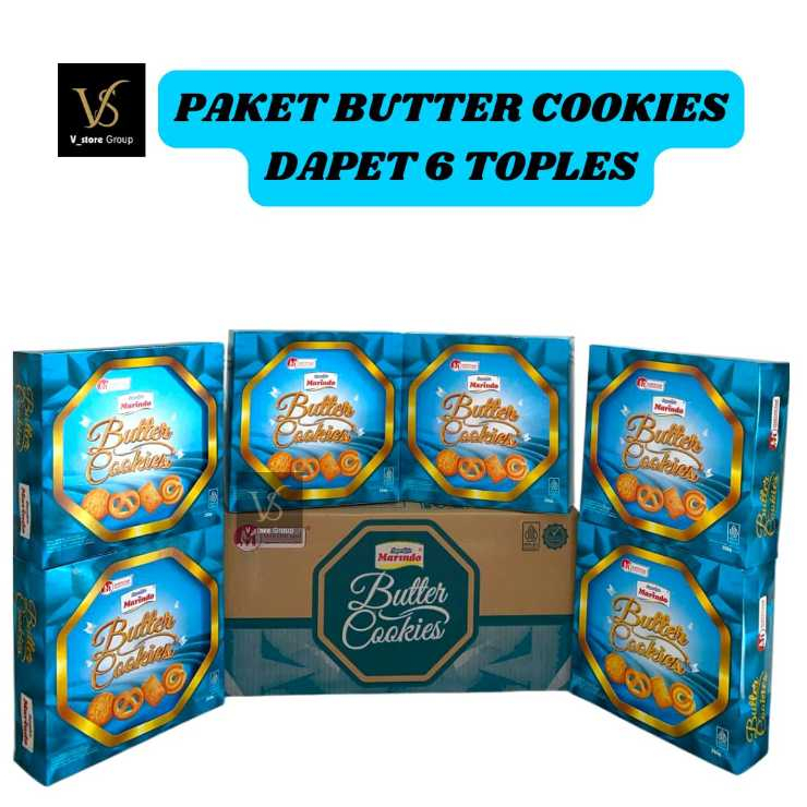 

(PAKET 1DUS ISI 6TOPLES) BUTTER COOKIES SUPERQUIN MARINDO DAPAT 1 DUS ISI 6TOPLES MARTINI FOOD