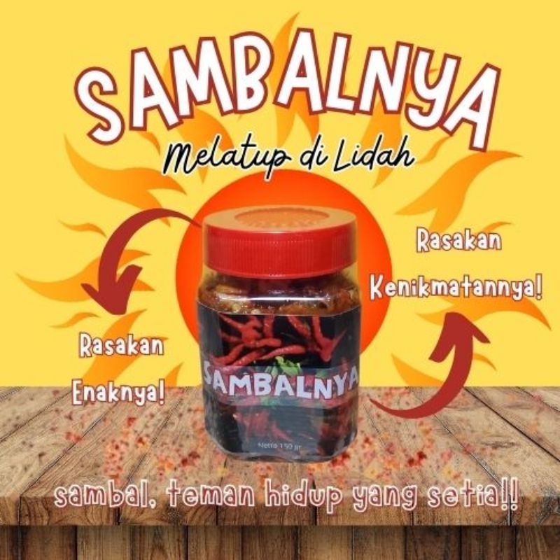 

SambalNya Sambal Terasi 150 gr by Rstudio Catering