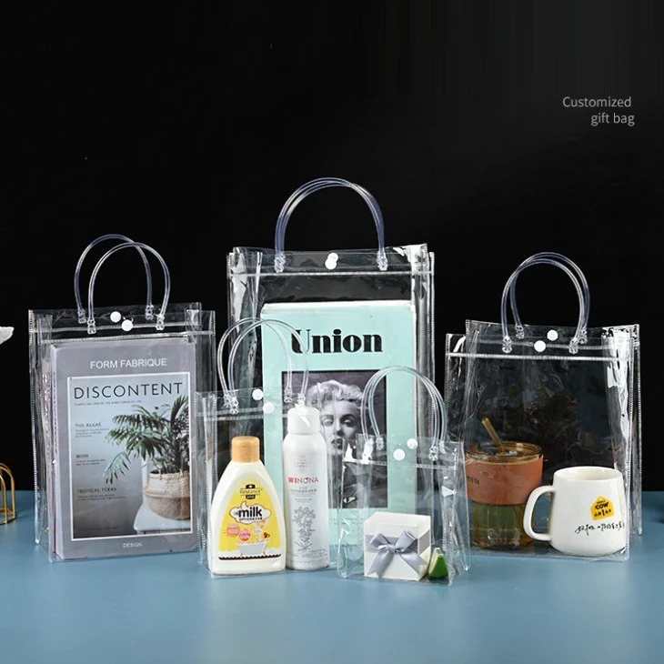 

JAEMIPURPLE | Tas Souvenir Bening / Tas Transparan Serbaguna / Souvenir Bening Polos Bahan Tebal / Hampers Ulang Tahun Transparan