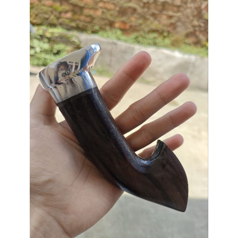 Gagang / Handle Golok Kayu sonokeling Kombinasi Dural