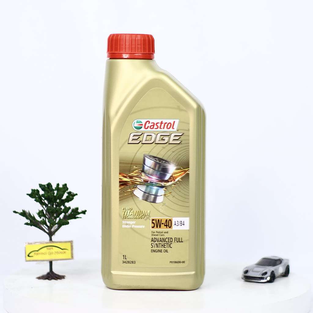 Castrol Edge 5W-40 1 Liter API SN/CF A3/B4 Oli Mesin Mobil Bensin & Diesel Advanced Full Synthetic E