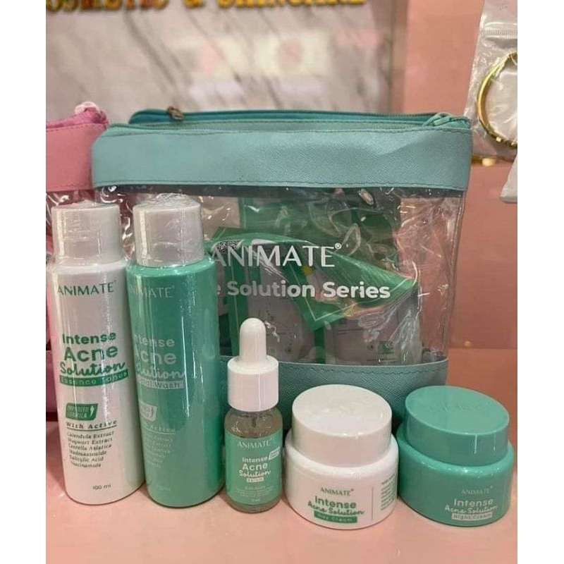 PAKET ANIMATE SKINCARE PAKET ANIMATE HIJAU ISI 5 ANIMATE ACNE