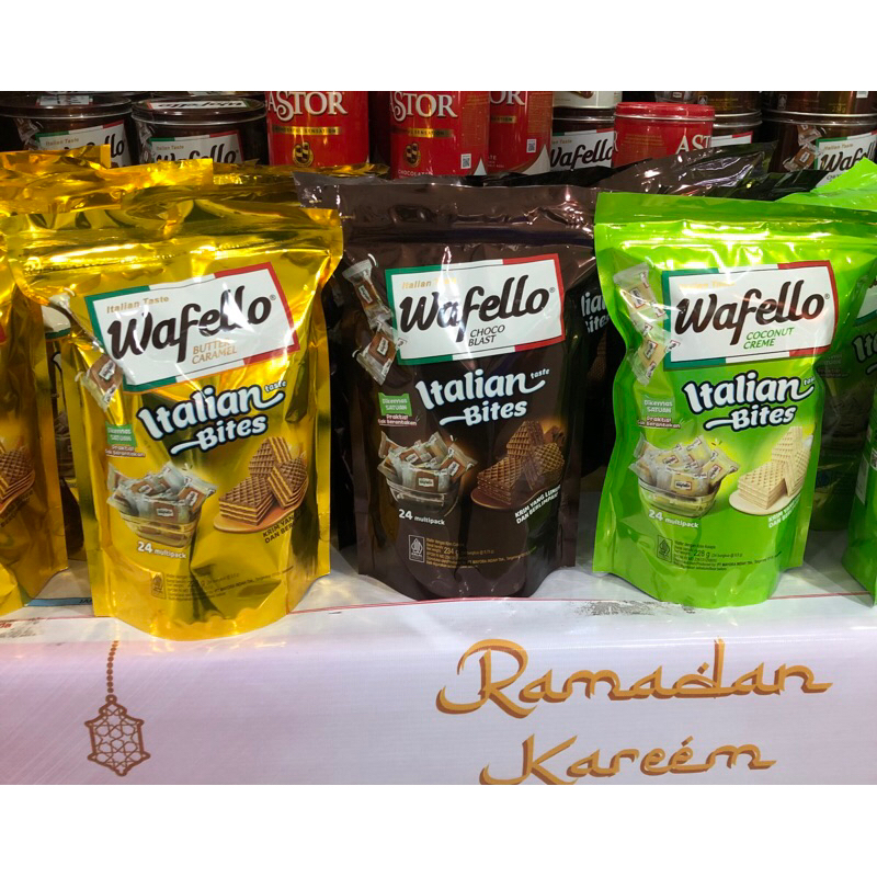 

WAFELLO WAFER BITES POUCH ISI 24