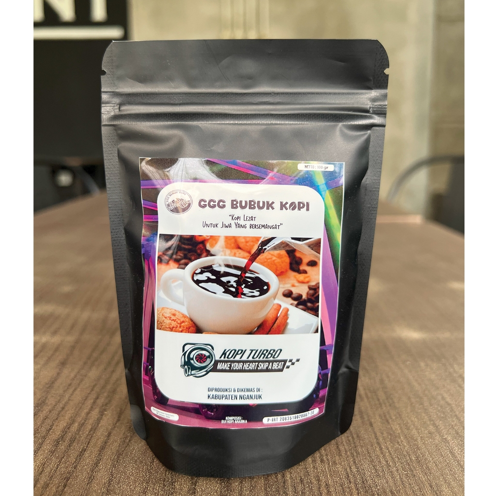 

Bubuk Kopi Ggg Turbo isi 100 gr Rasa Mantab Premium