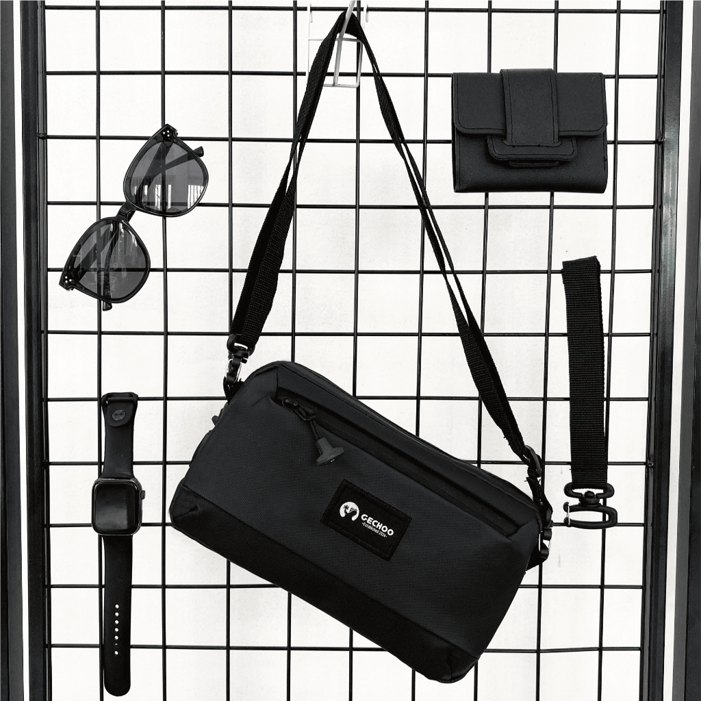 Totebag.co - Arsenio 3 in 1 Hand Bag Clutch Bag Sling Bag Waterproof Tas Selempang Pria