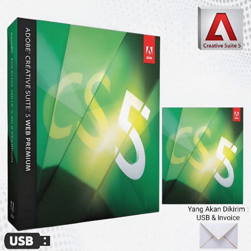 Adobe Creative Suite CS5.5 Design Premium Original Lisensi Serial Key for PC (Lifetime).