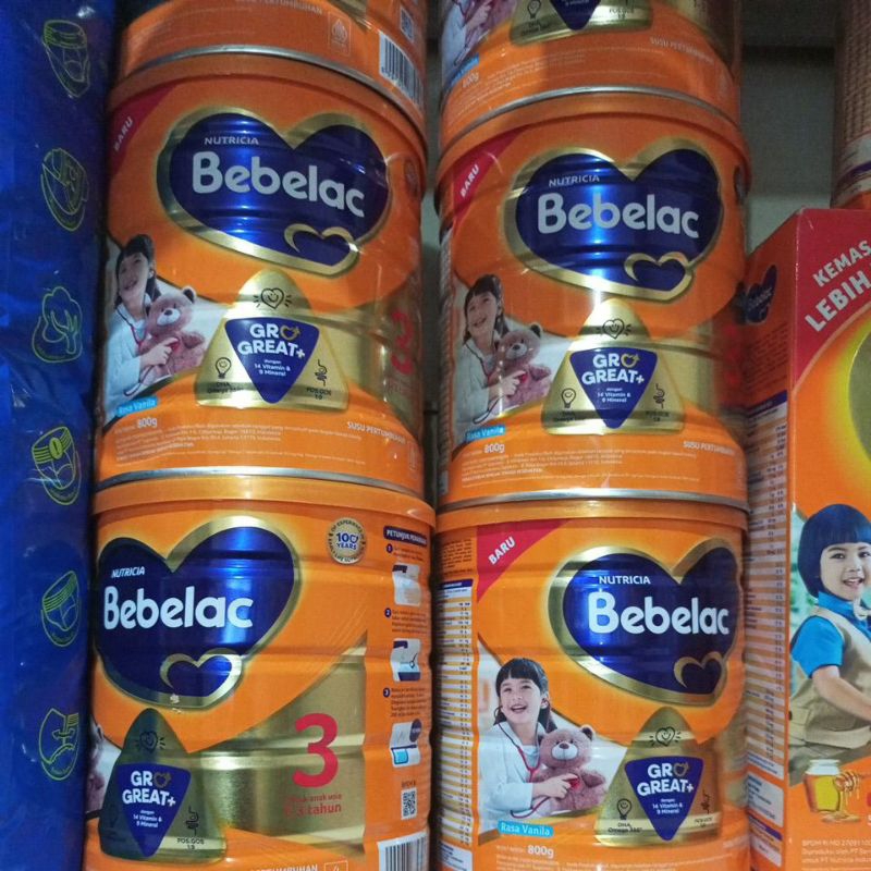 

BEBELAC 3+/KALENG 800GR/1.000KG