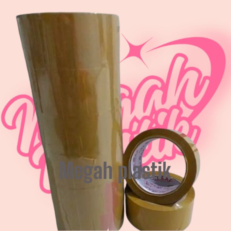 

Lakban Coklat ALMAZ 100yard×45mm Isolasi Solatip