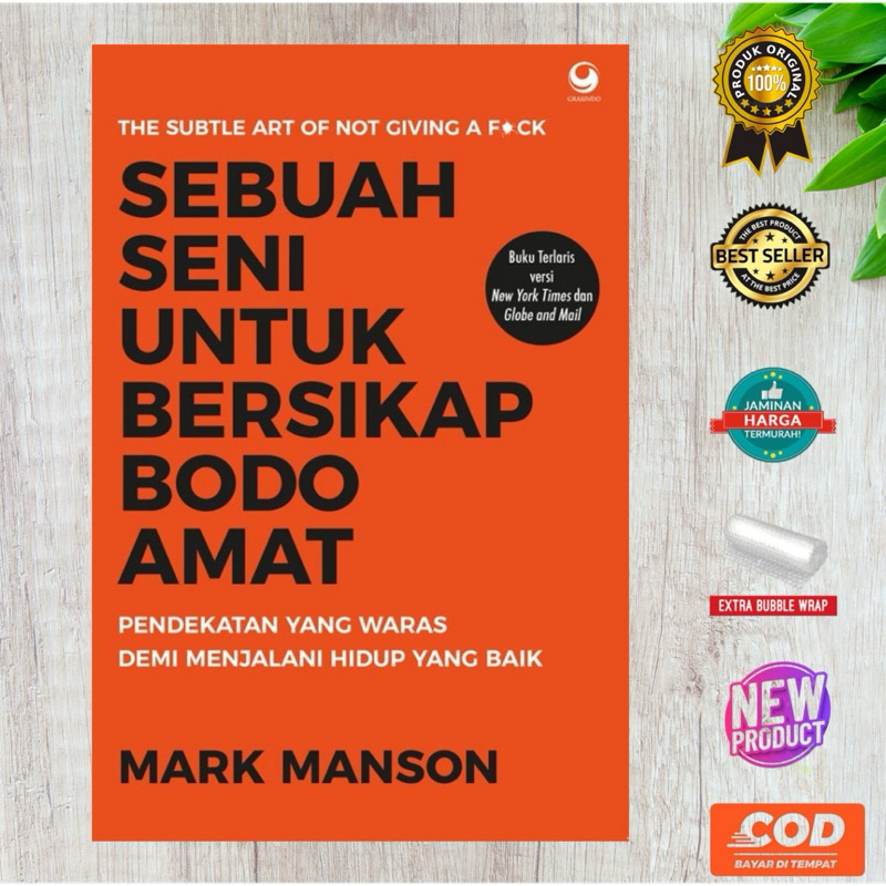 Ori, Buku Sebuah seni untuk bersikap bodo amat - Mark manson