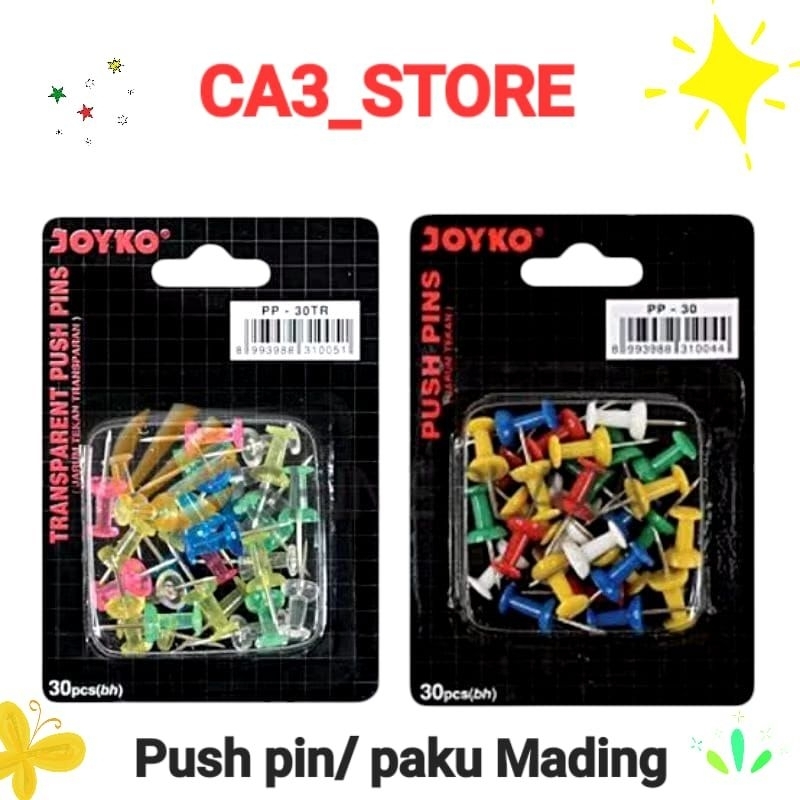 

Push Pin/ Paku Mading/ Paku Streoform