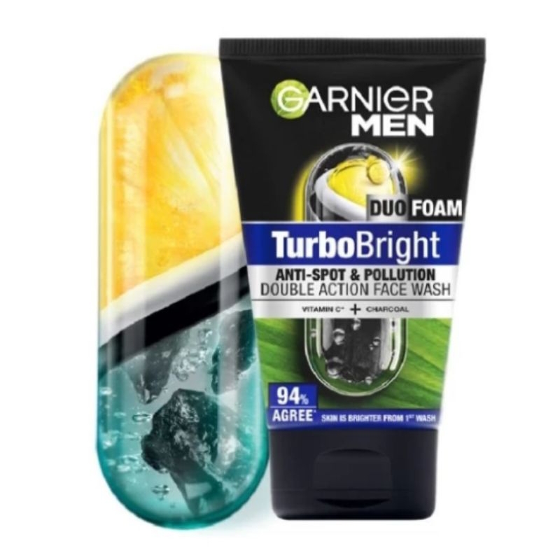 Garnier Men TurboBright Dark Sport foam 100ml
