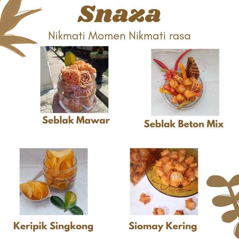 

Snaza(Snack'in Aza) Cemilan Kering Pedas Gurih WuenakkPoll