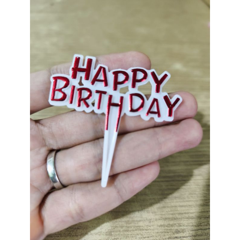 

MINI TOPPER HAPPY BIRTHDAY