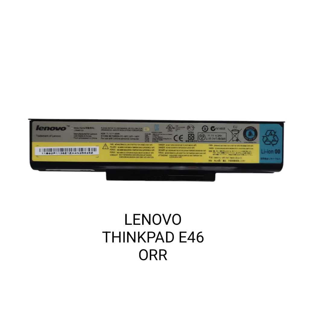 BATERY LENOVO THINKPAD E46 ORR